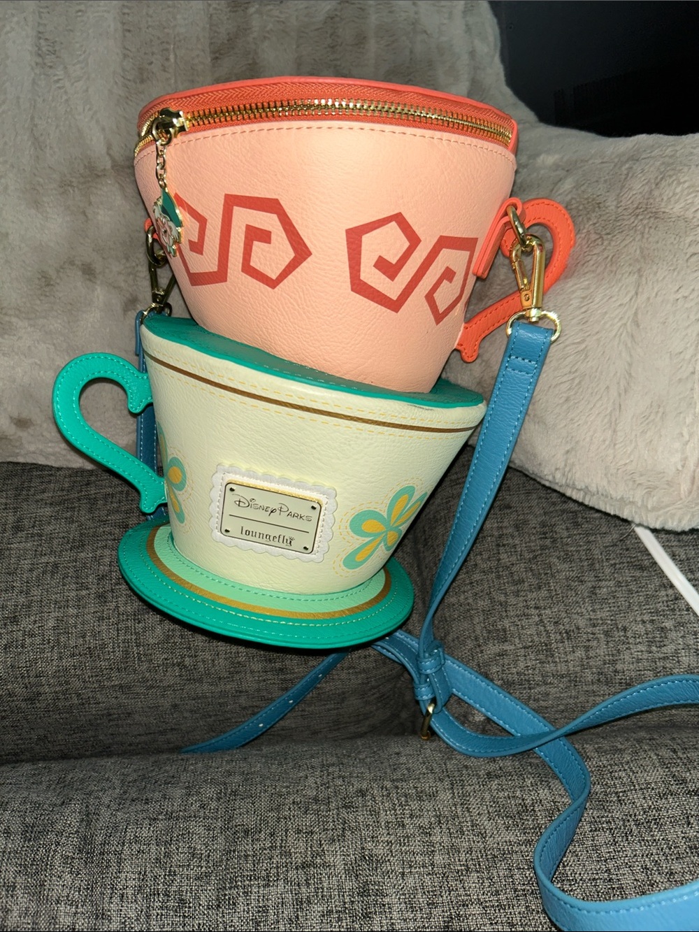 Disney Parks Loungefly Mad Tea Party Alice In Wonderland Tea Cups - Picture 2 of 7